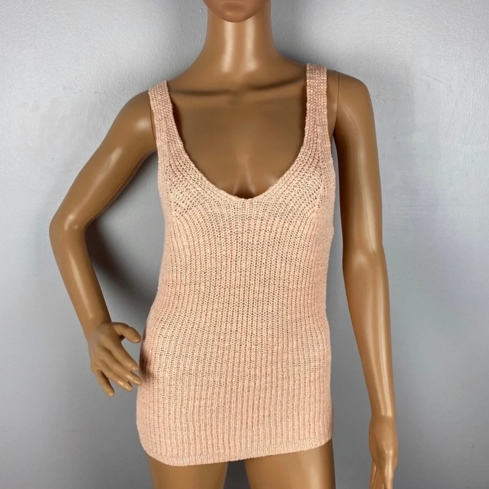 NEW MADEWELL PINK KNIT TOP - Picture 2 of 7